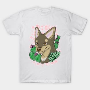 Chihuahua and the Succulents T-Shirt